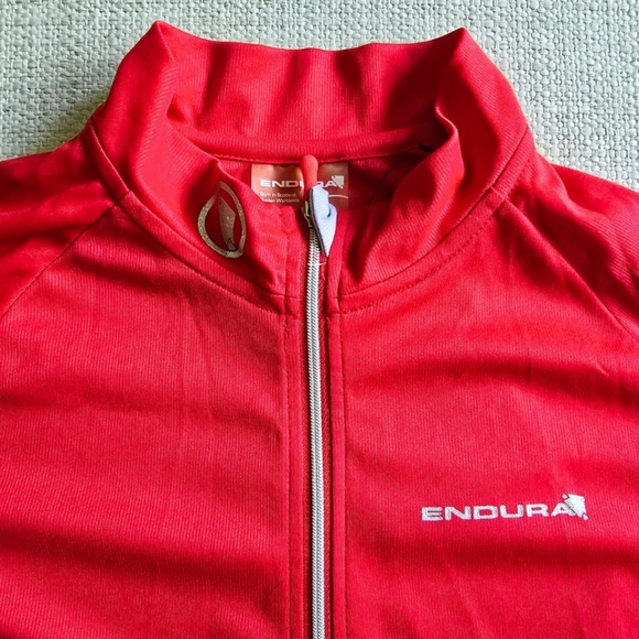 Endura Women's FS260-Pro II Cycling Jersey Jacket Red XL Moisture Wicking NWT - Picture 2 of 5
